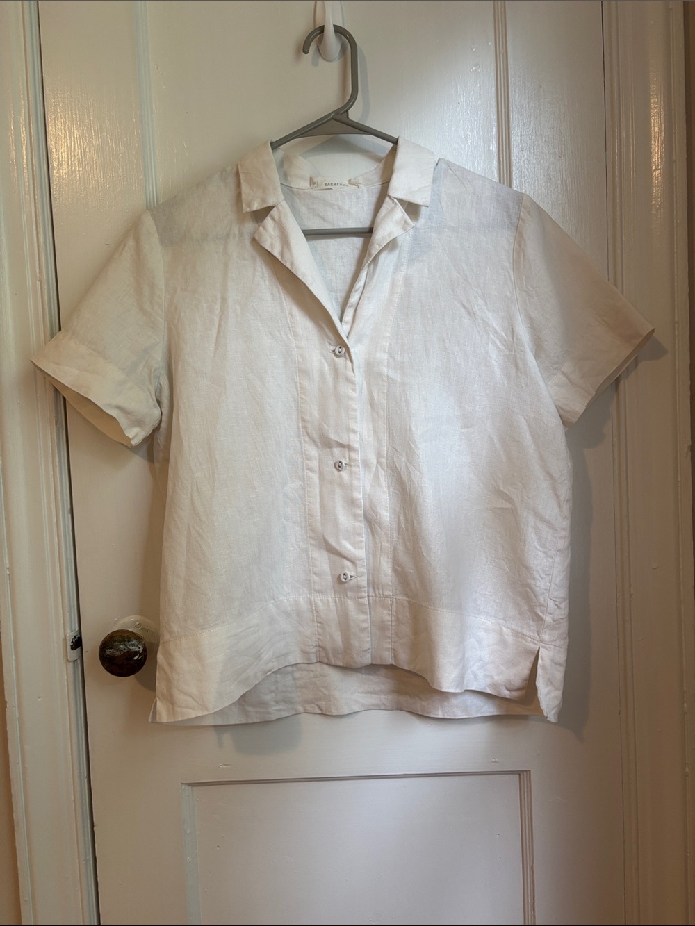Everlane linen button down shirt